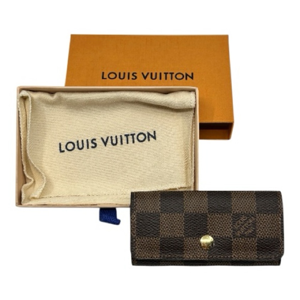 Louis Vuitton Damier Ebene 4 Key Holder